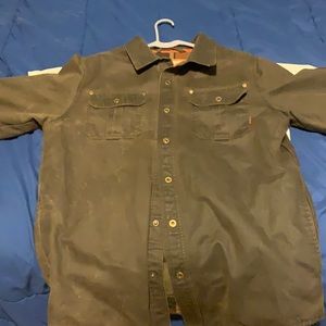 Heavy waxed flannel